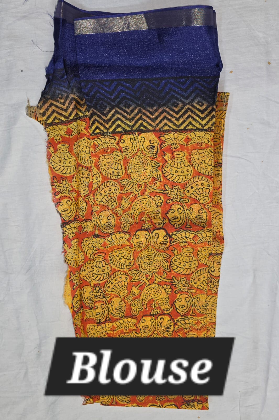 Pure Jute Georgette Saree image 7