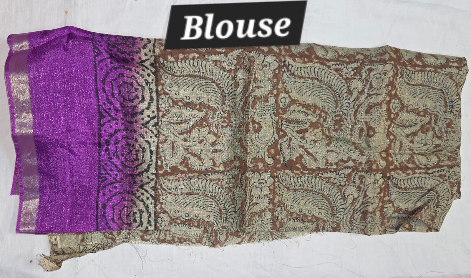Pure Jute Georgette Saree image 10