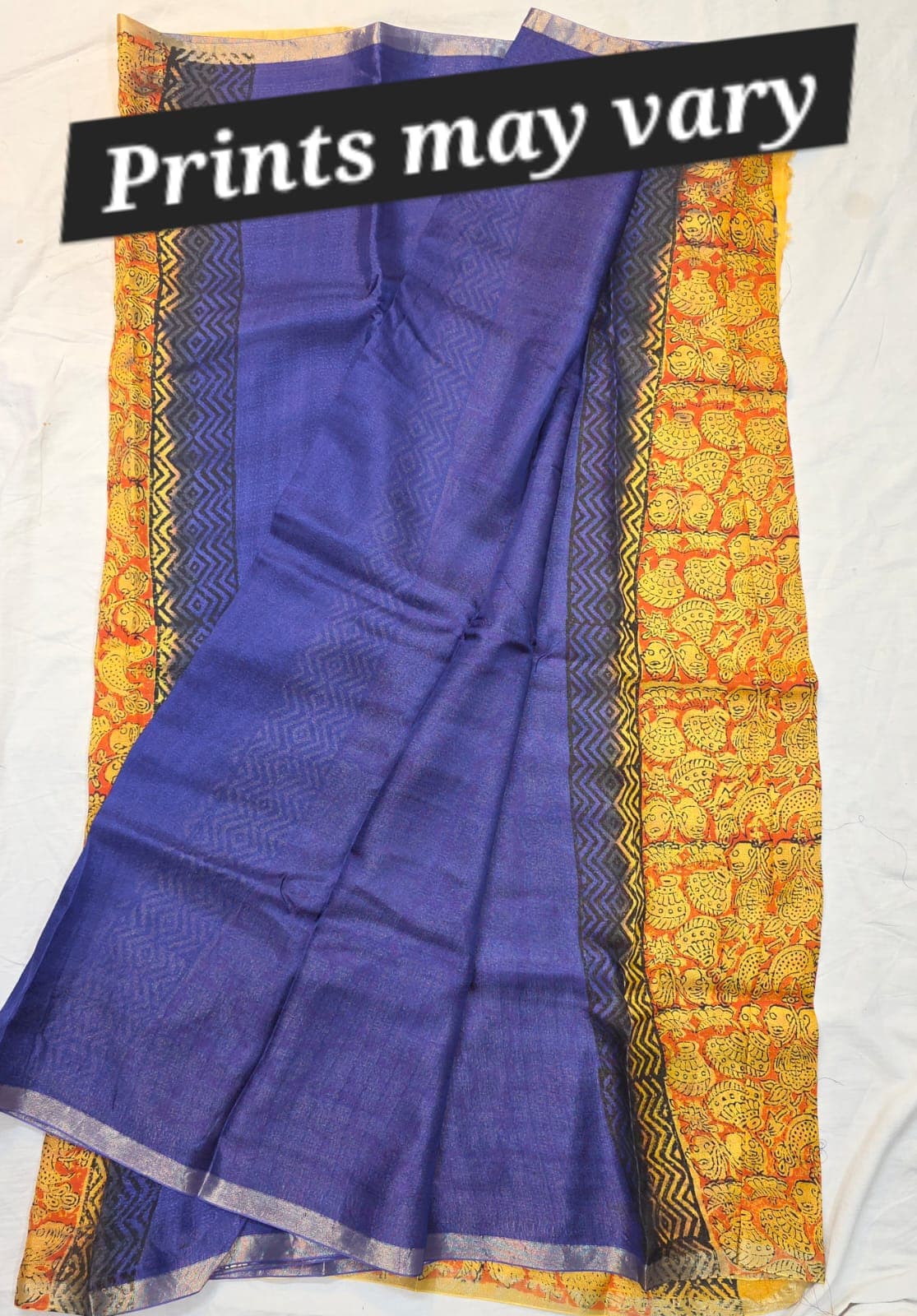 Pure Jute Georgette Saree image 5