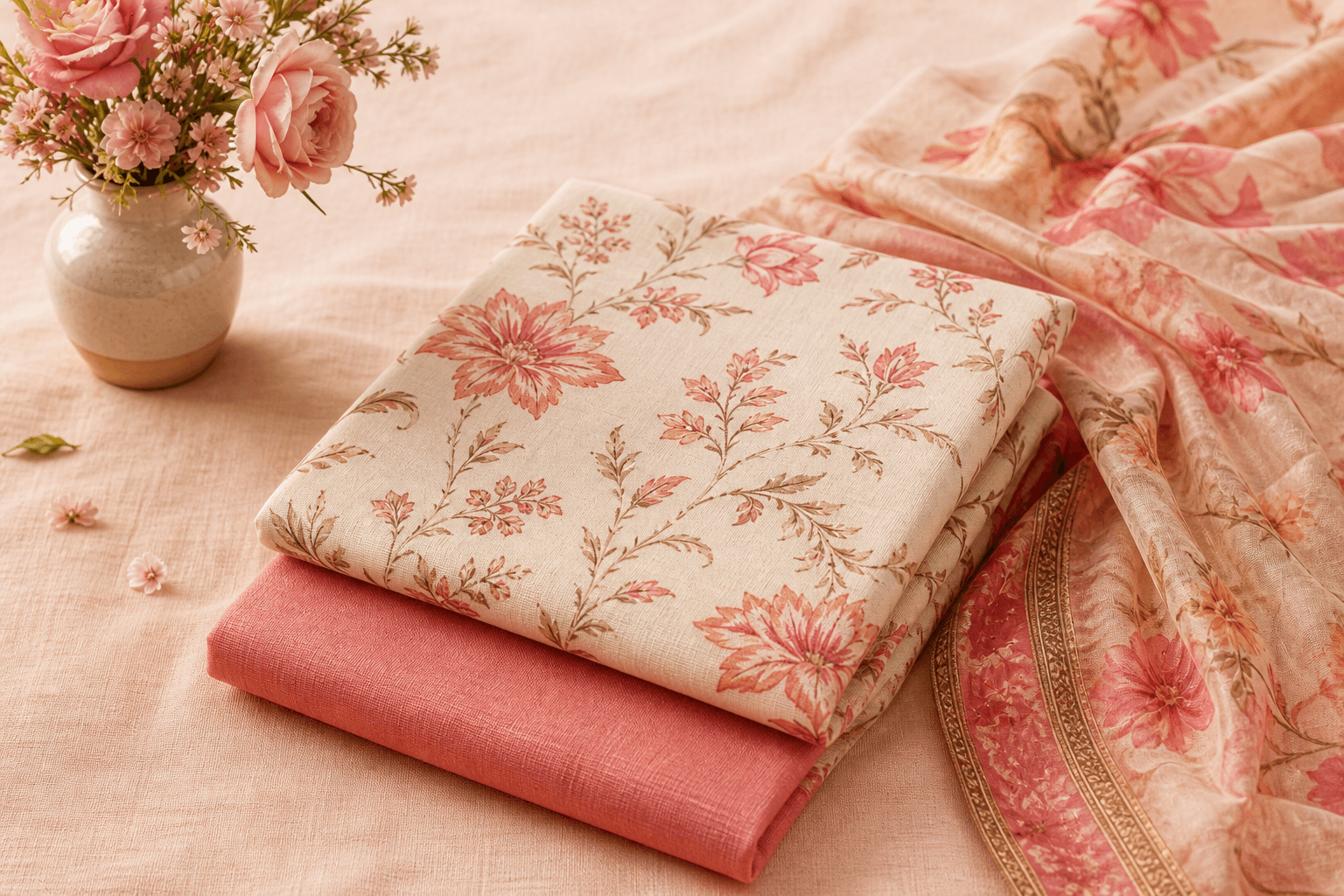 Ivory Block Print Set