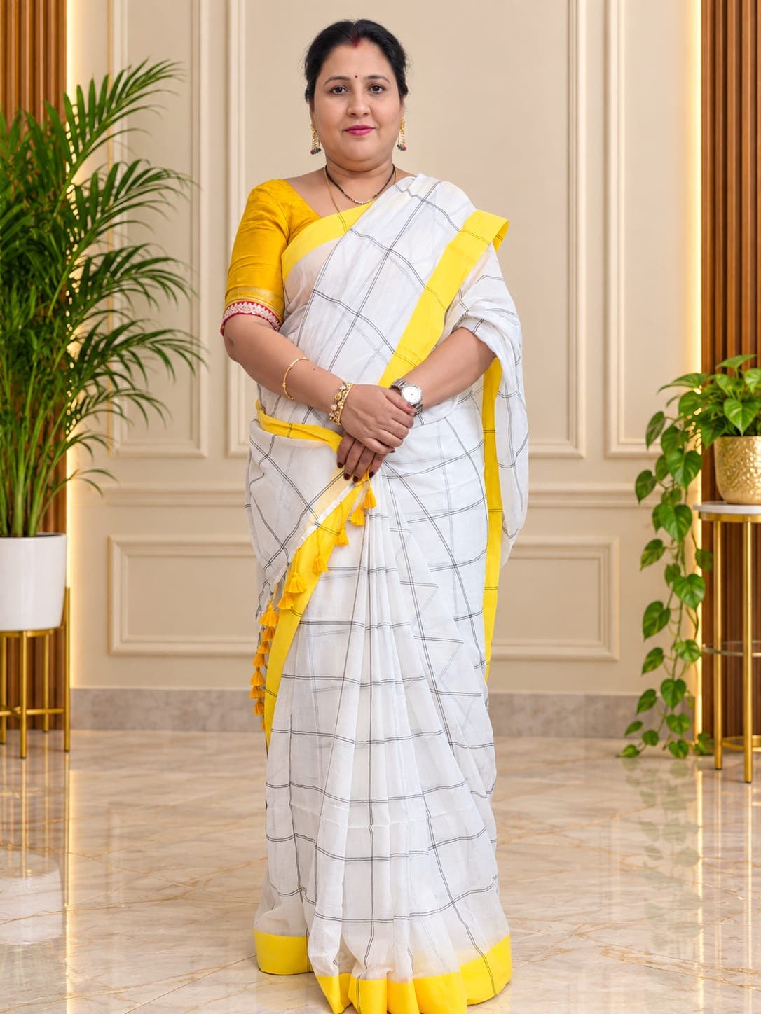 Pure Mul Cotton 120 Count Saree