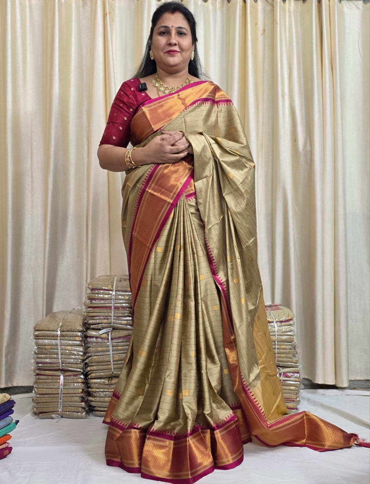 Semi Gadwal Silk Sarees
